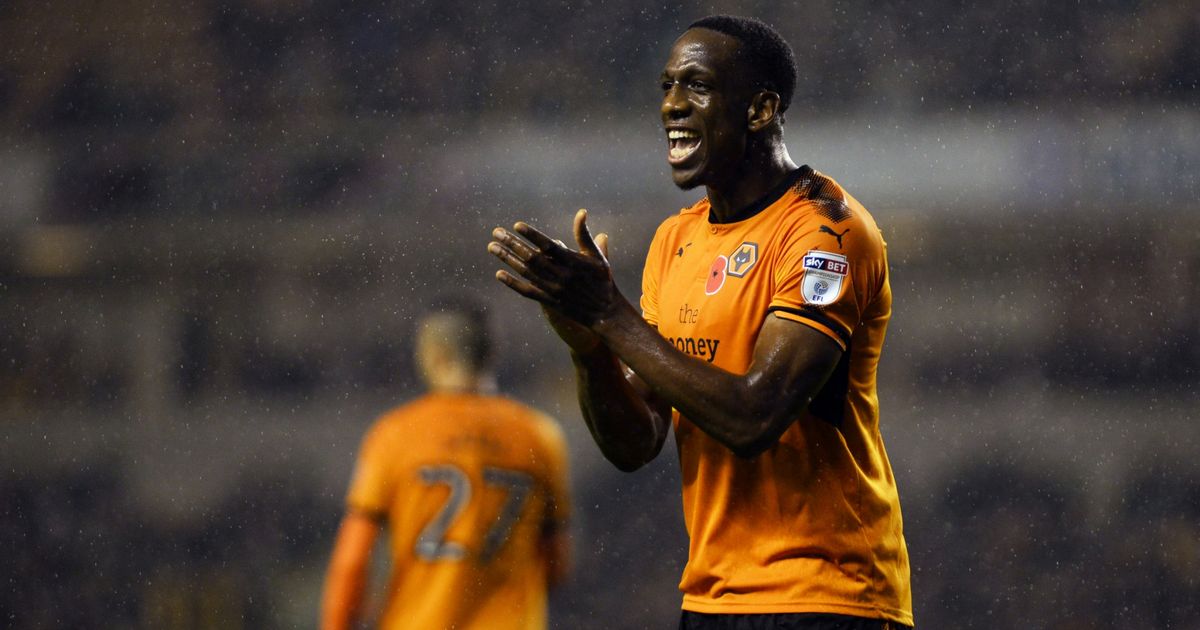 For Wednesfield Wolf, Boly smiling in Wolves colours