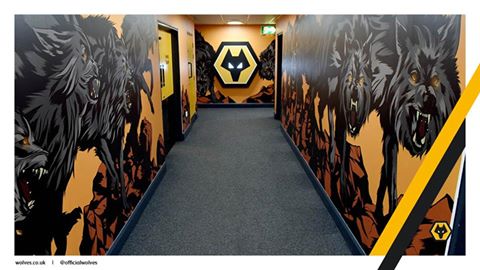 New tunnel painting, credit to wolves fc facebook for pic